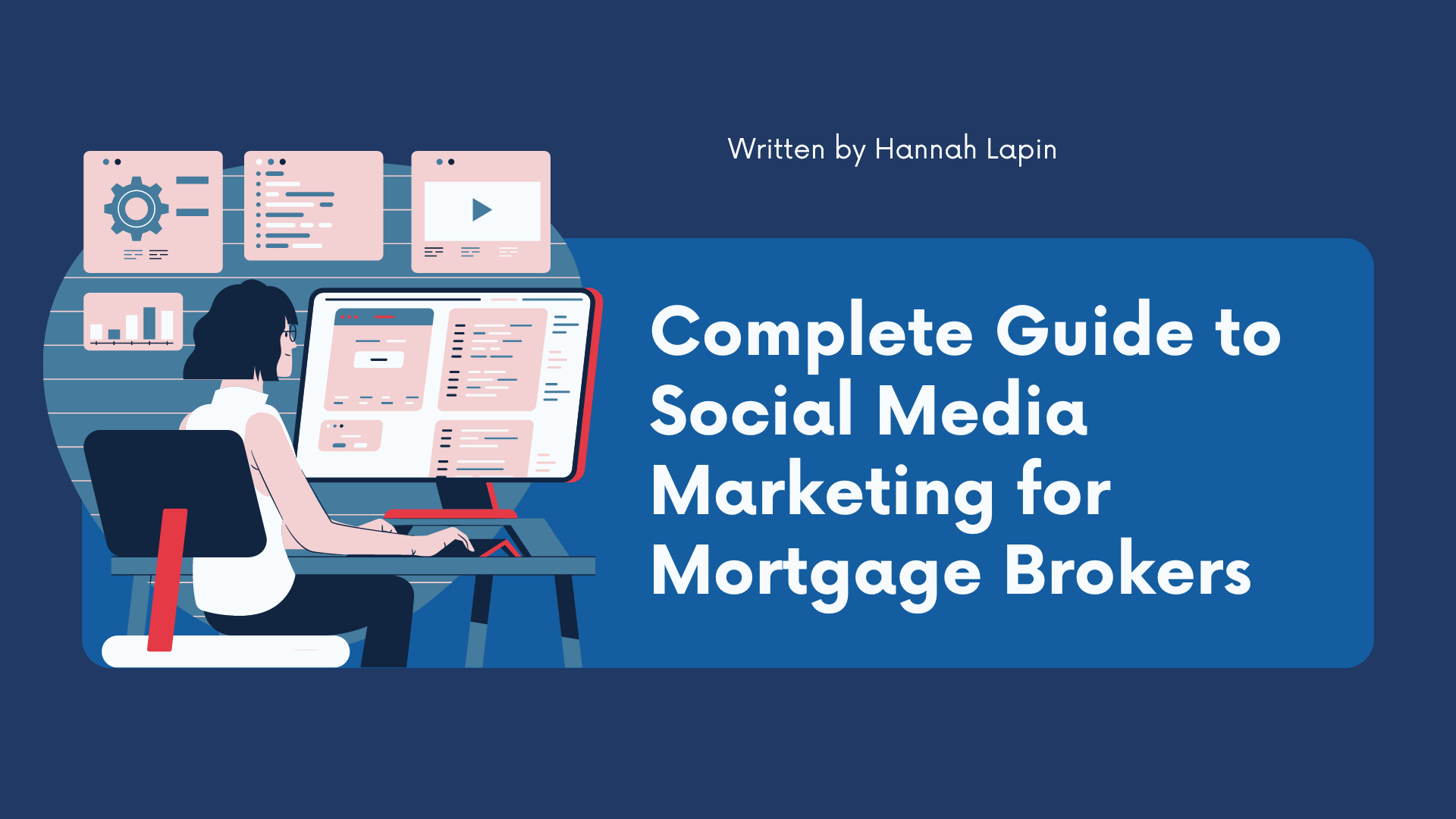 people sitting under "social media" design