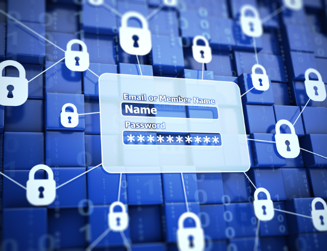 secure login graphic