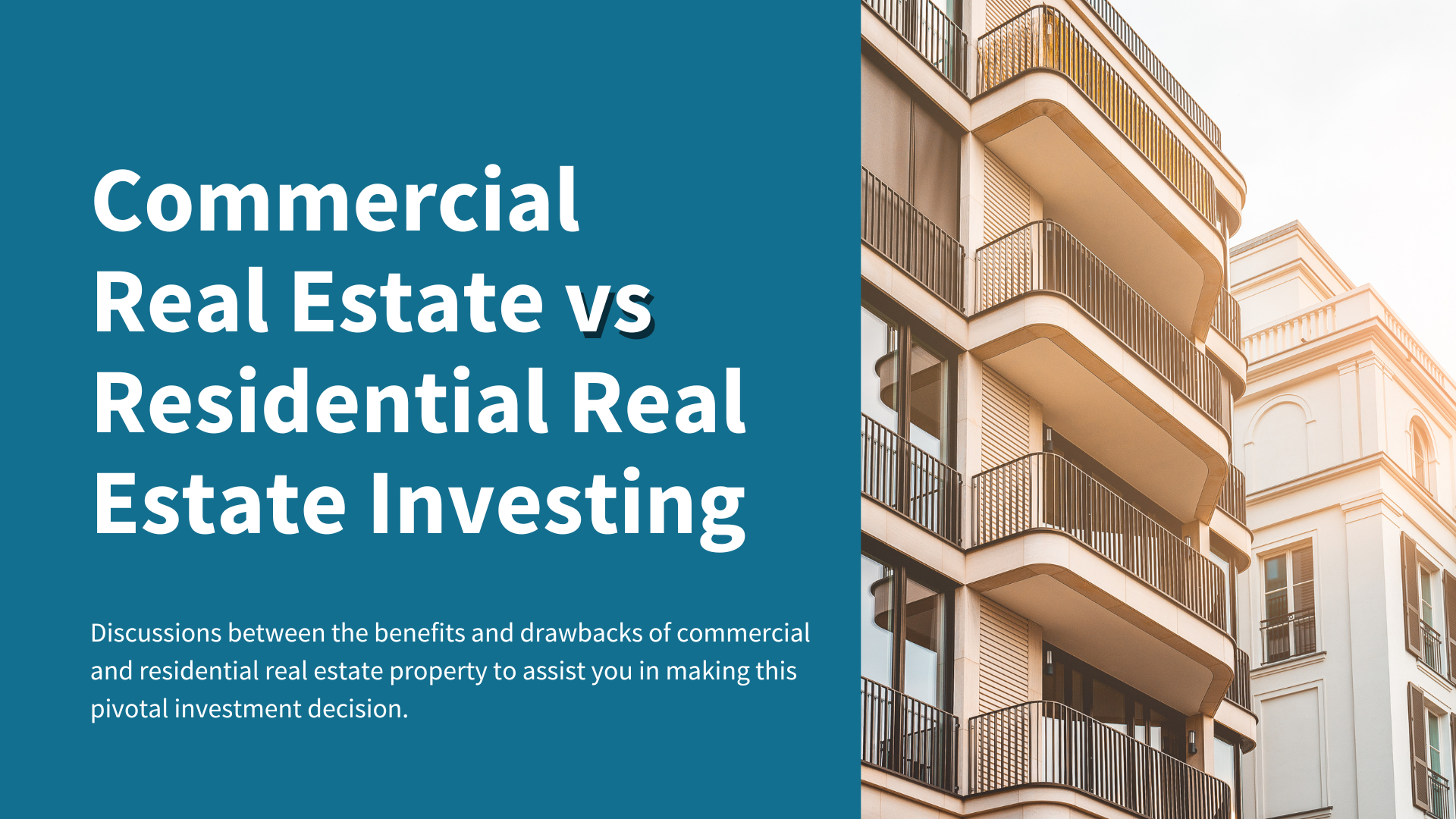 commercial vs residential real estate